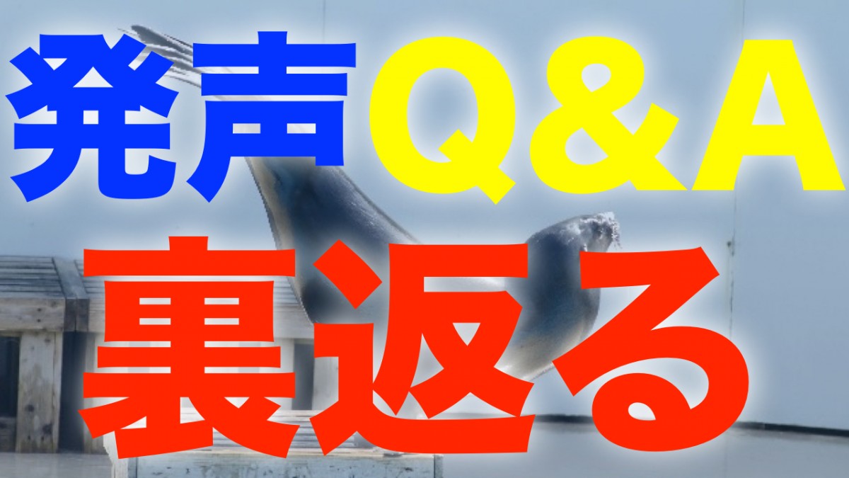発声Q&A：良く裏返るのですが･･･